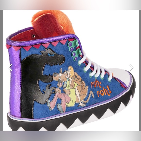 NWT Irregular Choice Scooby Doo ZOINKS high top sneakers size 9 and 11 - Picture 5 of 12